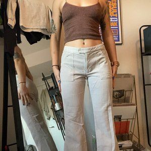 Gap cream Tan Corduroy Flares